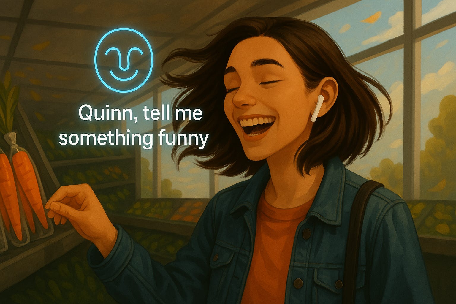 Quinn, tell me something funny